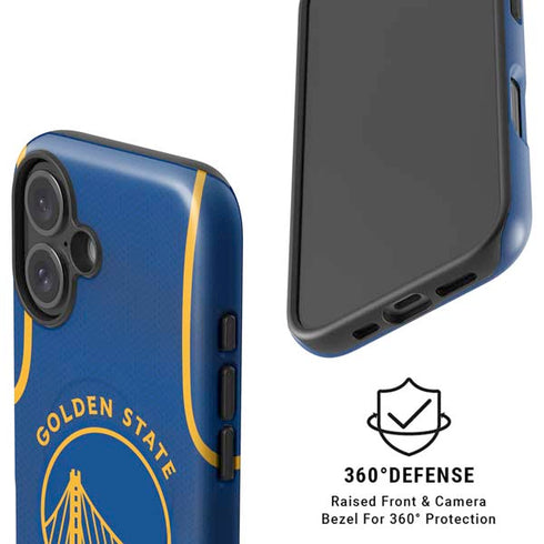 NBA Golden State Warriors Jersey iPhone 16 Plus Magsafe Impact Case